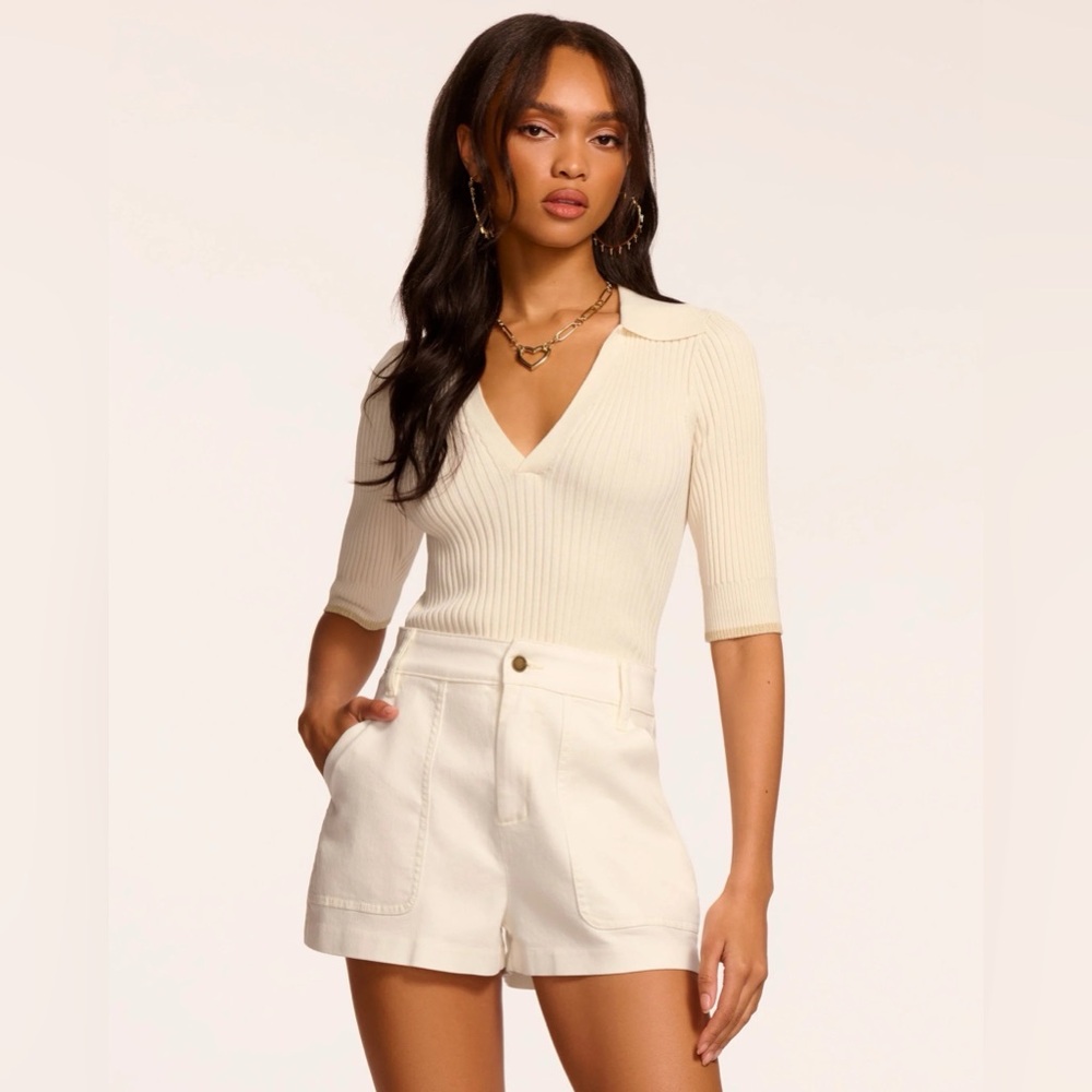 Ramy Brook Hilary High Waist Denim Short